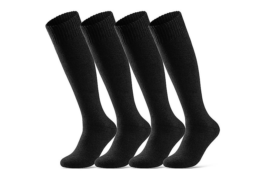 sockenkauf24 Kniestrümpfe 4 Paar Herren Thermostrümpfe mit Innenfrottee Win günstig online kaufen
