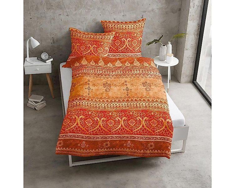 TRAUMSCHLAF Bettwäsche Indi Muskat, Mako Satin, 2 teilig, orientalisches De günstig online kaufen