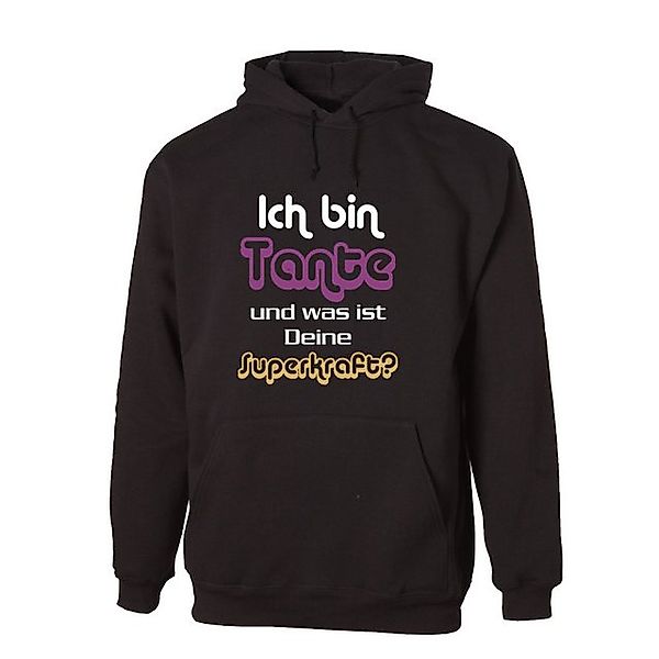 G-graphics Hoodie Ich bin Tante und was ist Deine Superkraft? mit trendigem günstig online kaufen