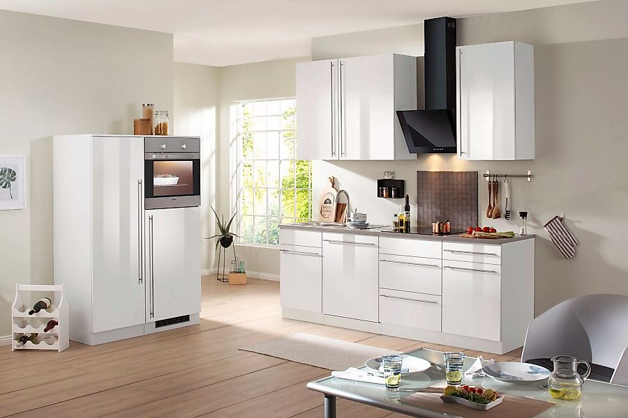 wiho Küchen Küchenzeile »Chicago«, ohne E-Geräte, Breite 330 cm günstig online kaufen
