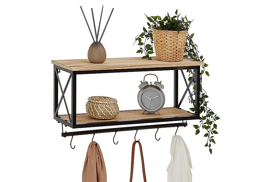 CARO-Möbel Garderobenhalter ARMANDO, Garderobe Wandgarderobe Garderobenleis günstig online kaufen