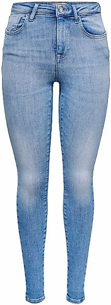 Only Damen Jeans ONLPOWER MID PUSH UP SK DNM REA934 - Skinny Fit - Blau - S günstig online kaufen