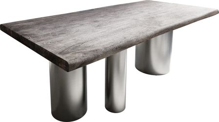 DELIFE Esstisch Edge, Akazie Platin 200x100 günstig online kaufen