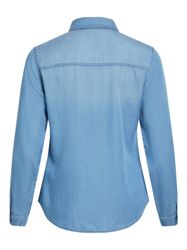 Vila Jeansbluse VIBista (1-tlg) Falten günstig online kaufen