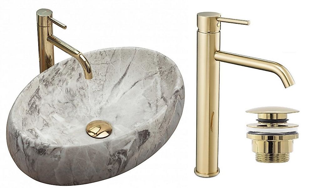 GTM Design Aufsatzwaschbecken LINDA Modern Waschbeckenm günstig online kaufen