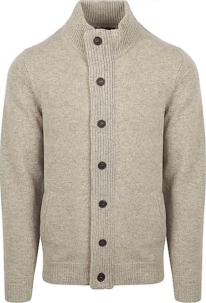 Barbour Zip Pull Wool Greige - Größe XL günstig online kaufen