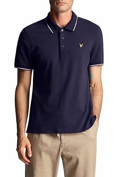 Lyle & Scott Poloshirt, Pique Baumwolle, Mit Kontrastdetails günstig online kaufen