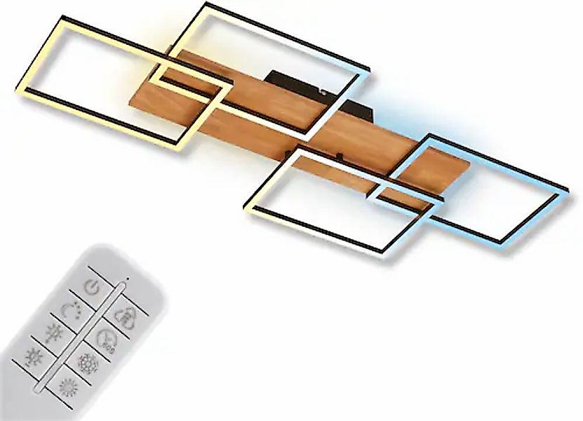 Briloner Leuchten Deckenleuchte »Cornice« 44 Watt LED-Leuchtmittel fest int günstig online kaufen