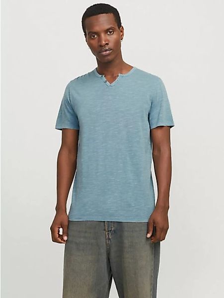 Jack & Jones T-Shirt JJESPLIT NECK TEE SS NOOS mit V-Ausschnitt günstig online kaufen