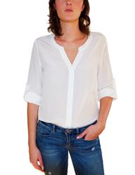 Posh Gear Seidenbluse Damen Bluse Camicetta günstig online kaufen