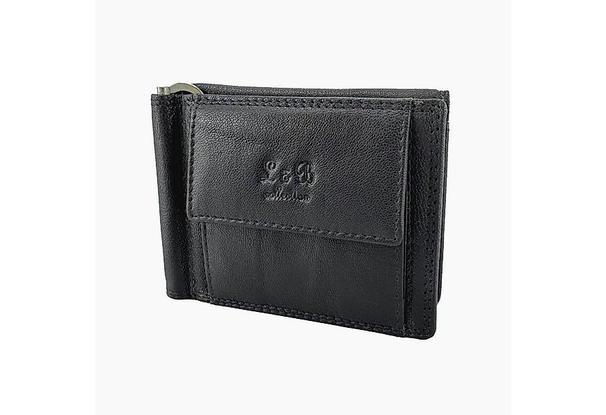 L&B Geldbörse Rindsleder Portemonnaie, RFID-Schutz >2342< Dollarclip Geldbe günstig online kaufen