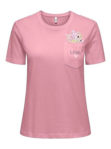 ONLY Kurzarmshirt ONLPOLLY LIFE REG S/S POCKET TOP BOX JRS Baumwolle, regul günstig online kaufen