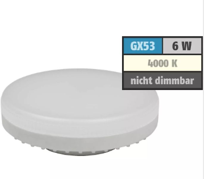 LED-Strahler 6Watt neutralweiß GX53 LS-653 günstig online kaufen