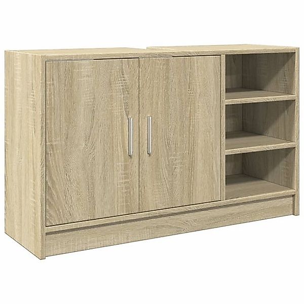 vidaXL Schrankmodule Waschbeckenunterschrank Sonoma-Eiche 90x29x55 cm Holzw günstig online kaufen