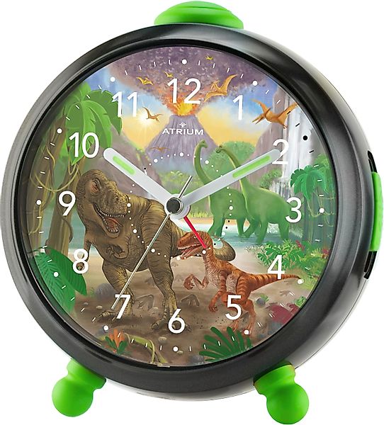 Atrium Quarzwecker »A932-4, Dinosaurierwecker«, Kinderwecker, Kinderzimmer, günstig online kaufen