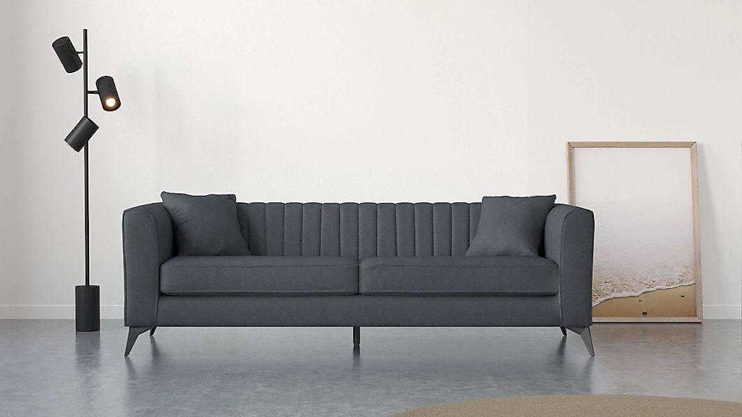 Home affaire 4-Sitzer "MATTHEW elegantes Designsofa, Maße B/T/H: 231/86/74 günstig online kaufen