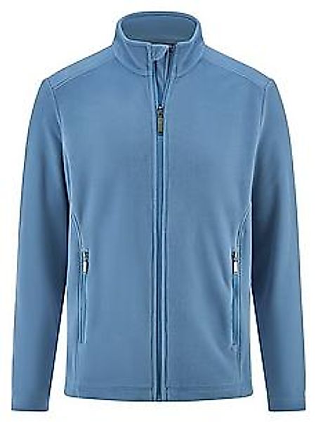 Fleece-Jacke Stehkragen Peter Hahn blau günstig online kaufen
