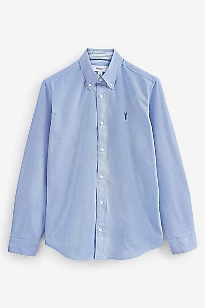 Next Langarmhemd Langärmeliges Slim Fit Oxfordhemd (1-tlg) günstig online kaufen