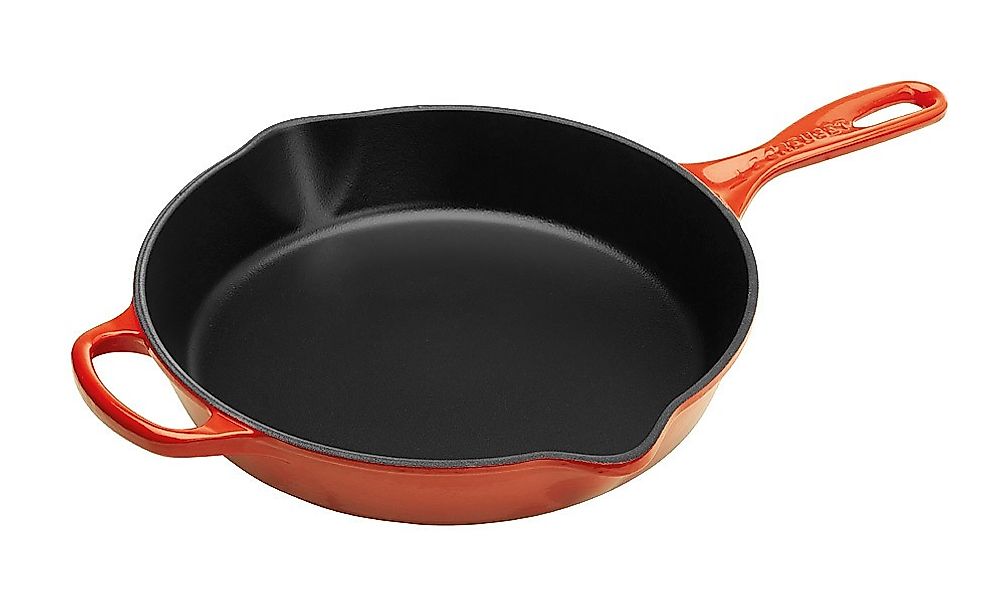 Le Creuset Brat- und Servierpfanne Hoch Gusseisen Ofenrot 26cm günstig online kaufen