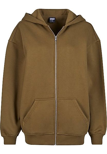 URBAN CLASSICS Sweatjacke Urban Classics Damen Ladies Oversized Zip Hoody ( günstig online kaufen