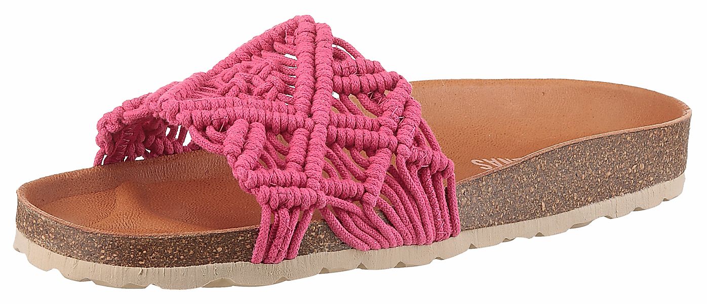 VERBENAS Pantoffel "Raga Knots Digital", Sommerschuh, Schlappen, Hausschuh günstig online kaufen