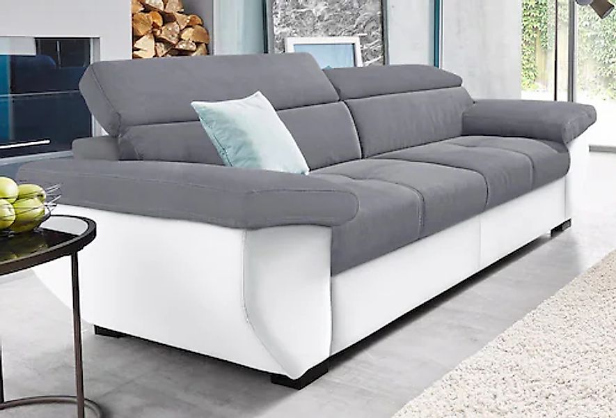COTTA 2,5-Sitzer »Speedway«, Big-Sofa mit Kopfteilverstellung günstig online kaufen
