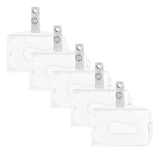 WEBBOMB Schlüsselanhänger 5x Kartenhalter horizontal + günstig online kaufen