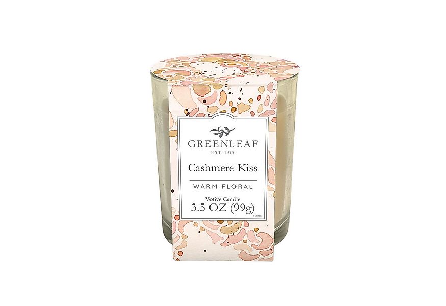 Greenleaf Duftkerze Cashmere Kiss (1-tlg), Votive Candle Duftkerze im Glas günstig online kaufen