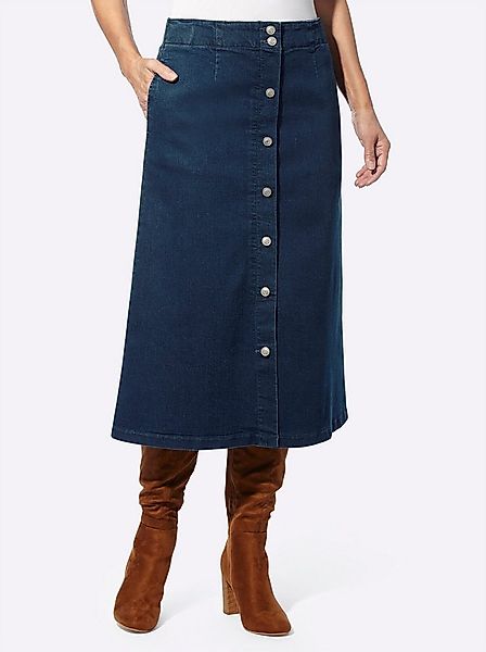 Sieh an! A-Linien-Rock Jeansrock . günstig online kaufen