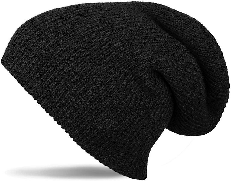styleBREAKER Strickmütze Feinstrick Beanie doppelt gestrickt (1-St) günstig online kaufen