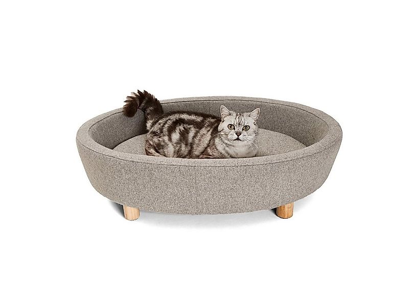 Canadian Cat Company Tierbett Derby - grau, Stoff, Katzenbett, Katzensofa, günstig online kaufen
