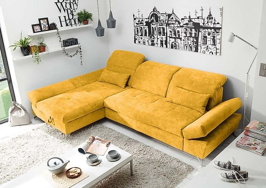 ED EXCITING DESIGN Ecksofa, MELFI Ecksofa Polstergarnitur Sofagarnitur 275 günstig online kaufen