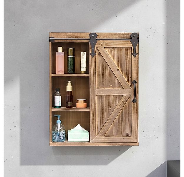 Mucola Spiegelschrank Wandschrank Schiebetür Spiegelschrank Regal Weiß Vitr günstig online kaufen