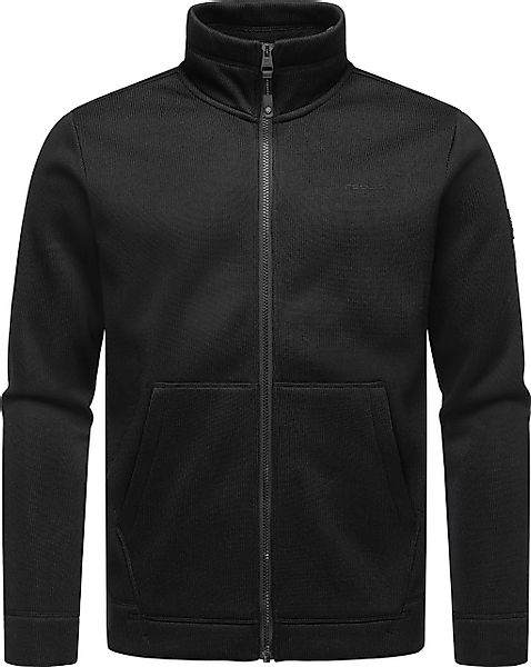 Ragwear Sweatjacke "Fabbian Collar" Herren Basic Feinstrick-Jacke günstig online kaufen