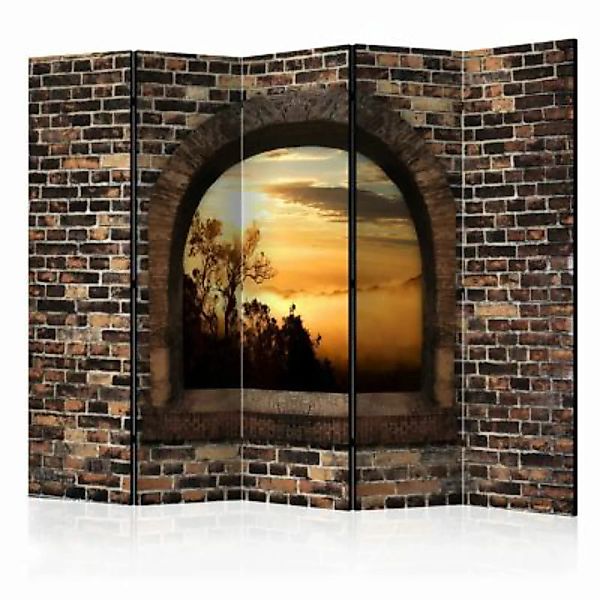 artgeist Paravent Stony Window: Morning Mist II [Room Dividers] mehrfarbig günstig online kaufen