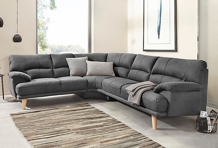 TRENDMANUFAKTUR Polsterecke »Cecilia, italienisches Designsprache, modern u günstig online kaufen