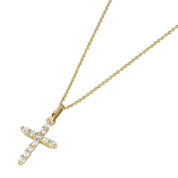 Luigi Merano Kette mit Anhänger Kreuz günstig online kaufen