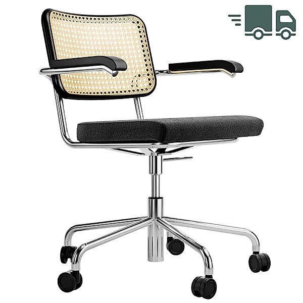 ABVERKAUF: THONET Drehsessel S 64 SPVDR Atelier mit Armlehnen | Sitz gepols günstig online kaufen