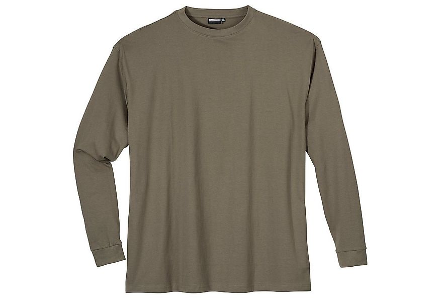 ADAMO Sweater Adamo Langarmshirt große Größen khaki günstig online kaufen