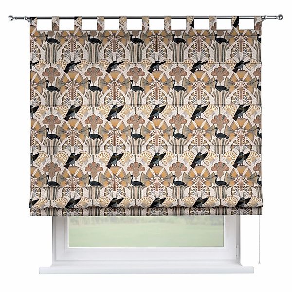 Dekoria Raffrollo Verona, beige-braun, 130 x 170 cm günstig online kaufen