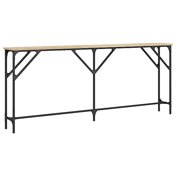 vidaXL Konsolentisch, Beistelltisch Sonoma-Eiche 180x23x75 cm günstig online kaufen