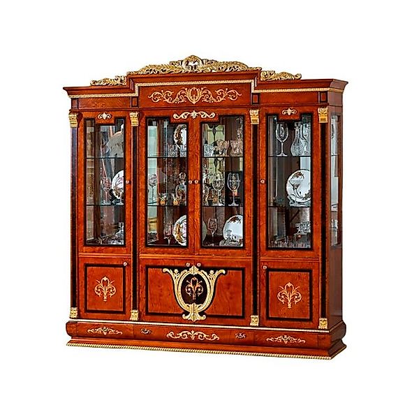 Xlmoebel Vitrine Neu Barock Rokoko Design Vitrine Schrank für das Wohnzimme günstig online kaufen