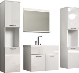 welltime Badezimmer-Set "Kuba" Komplett-Set, 4 Stk. tlg. Hängeschränke, Was günstig online kaufen