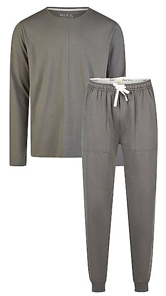 Phil & Co. Schlafanzug Herren Pyjama lang (2 tlg) Zeitloses Design günstig online kaufen