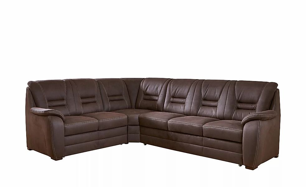 meinSofa Ecksofa  Franka ¦ braun ¦ Maße (cm): B: 286 H: 96 T: 234 Polstermö günstig online kaufen