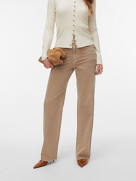 Vero Moda High-waist-Jeans VMTESSA HR WIDE JEANS COLOR GA NOOS mit Eingriff günstig online kaufen