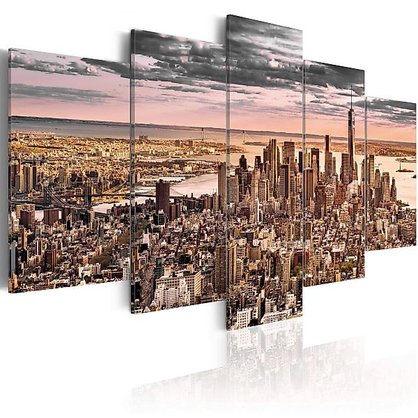 Wandbild - New York City: Morning Sky günstig online kaufen