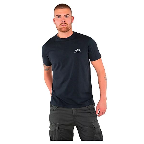 Alpha Industries Basic Small Logo Kurzärmeliges T-shirt XL Rep.Blue günstig online kaufen