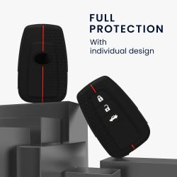 kwmobile Schlüsseltasche Autoschlüssel Silikon Hülle für günstig online kaufen