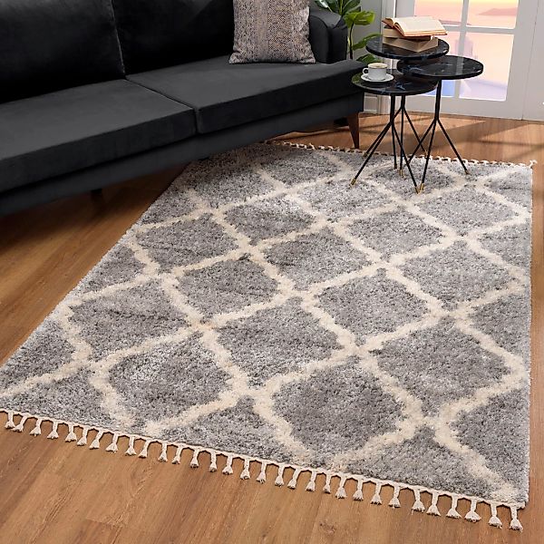 Sanat Hochflor-Teppich "Versay 1550" rechteckig 45 mm Höhe Wohnzimmer, Lang günstig online kaufen